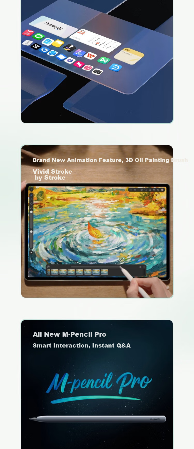 HUAWEI MatePad Pro 12.2-Inch 2025 Soft Light Edition HUAWEI Tablet Dual-Layer OLED Soft Light Screen WIFI 12GB+256GB Feitian Qing 3