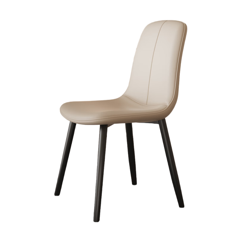 Xiangzhubian Dining Chair Home New Style Stool Backrest Chair Light Luxury Nordic High-end Dining Room Master Chair Gray