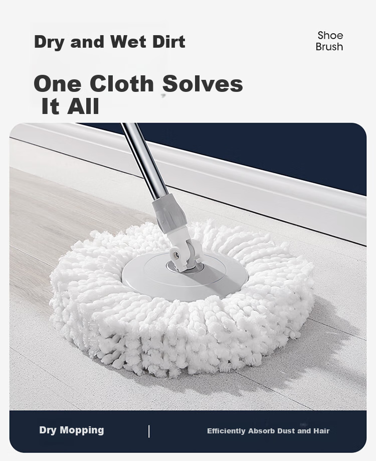 MARYYA Rotating Mop Replacement Mop Head, 3 Pieces in Total, Multiple Styles Available 4