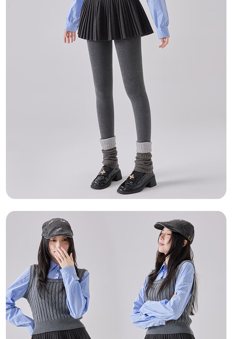 Ziyu Style Women's High Waist Thermal Leggings Autumn Winter Outerwear Versatile Shaping New Herringbone Tummy Control Butt Lift Pantyhose 21