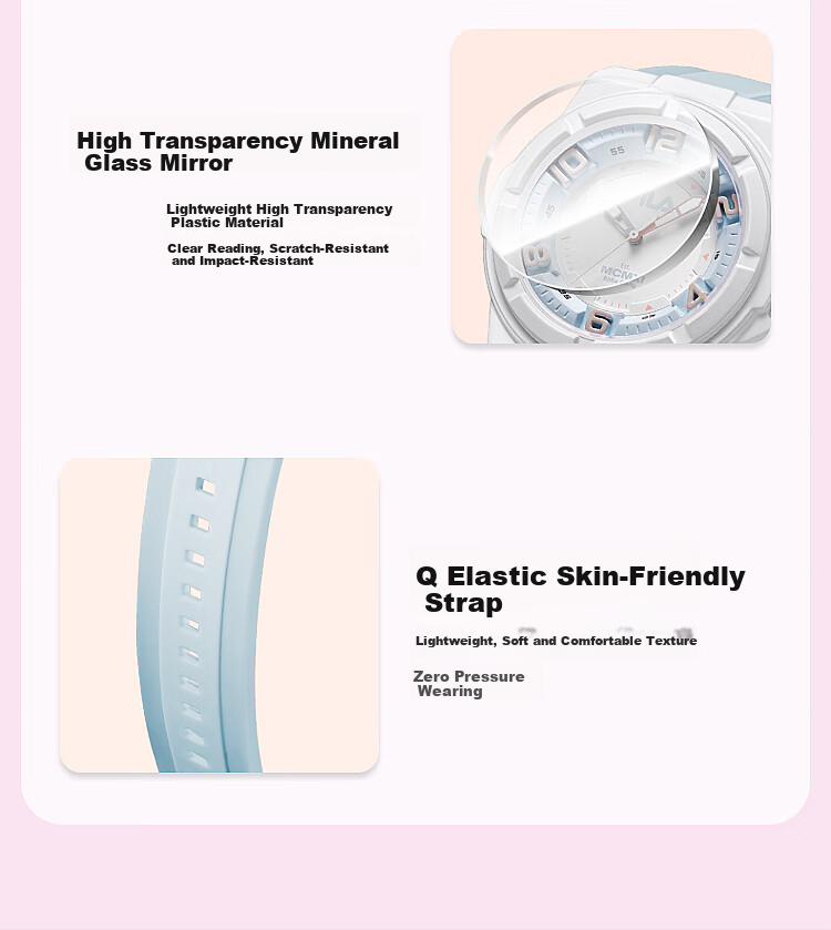 FILA Women's Watch, Girls' Watch for Middle And High School Students, Exam Student Watch, Children's Middle School Entrance Exam Gift, 6730-004 6