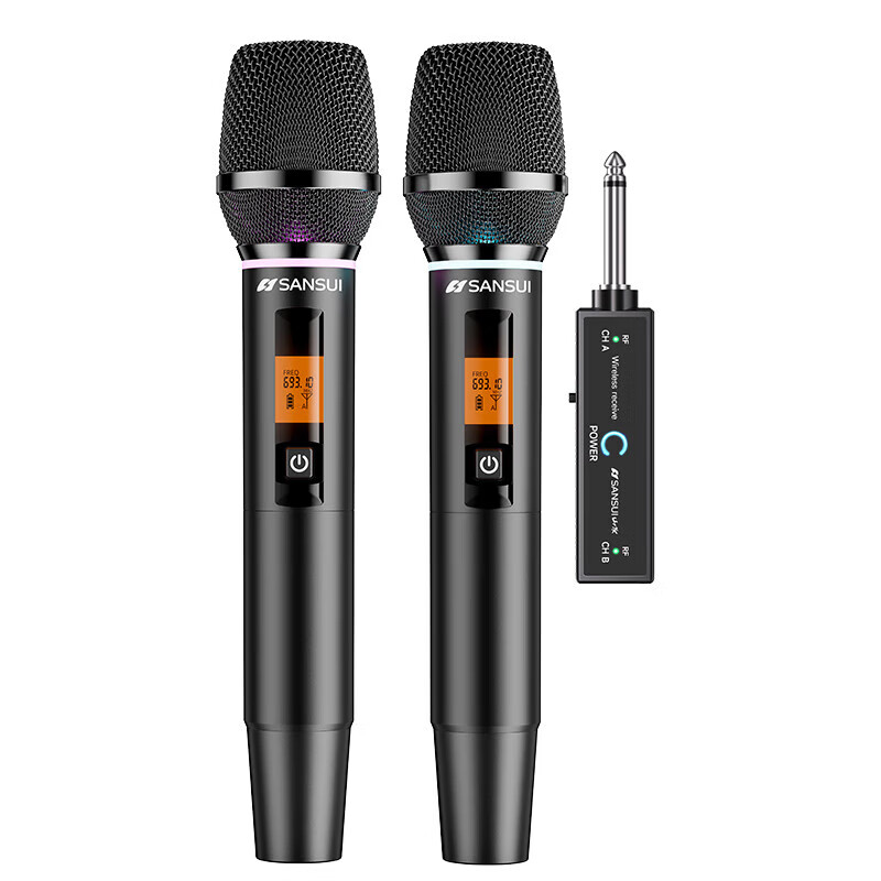 SANSUI M3 Wireless Microphone, Universal Microphone for Home KTV Singing, Speech, Stage Karaoke, Conference, Speaker, Amplifier, Car-Mounted Universal One-To System