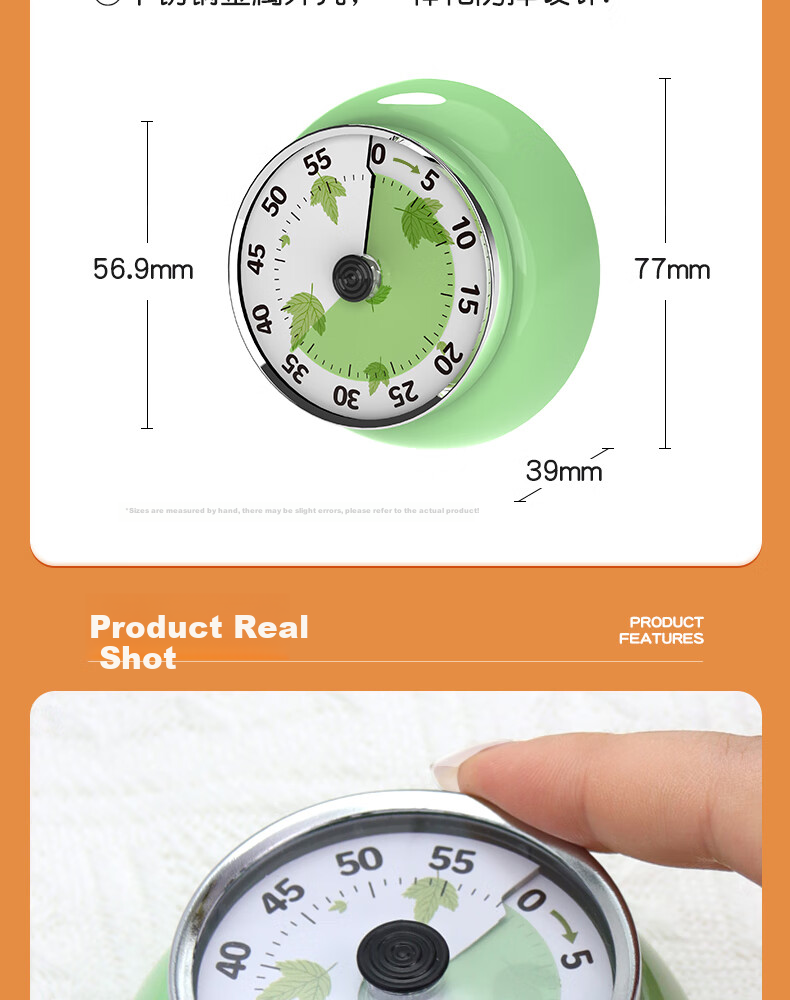 Timess Visual Timer, Kitchen Cooking Multifunctional Timer, Time Management Tool, Children's Dopamine, Back-To Season Gift 13