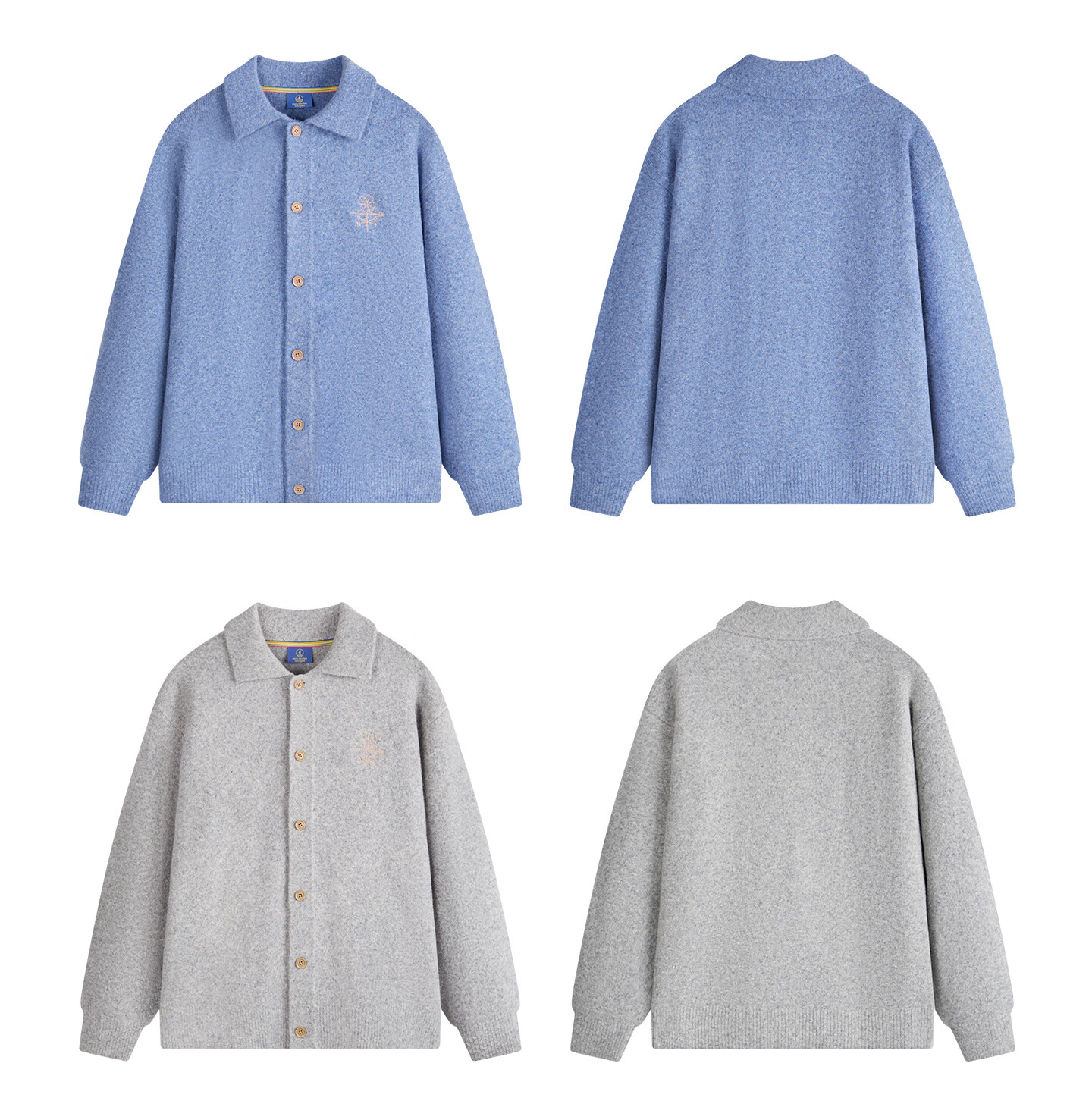 Navy Sail Italy Small Sailboat 2025 New Men's Knitted Cardigan Loose Casual Thick Sweater Jacket 3344095502 9