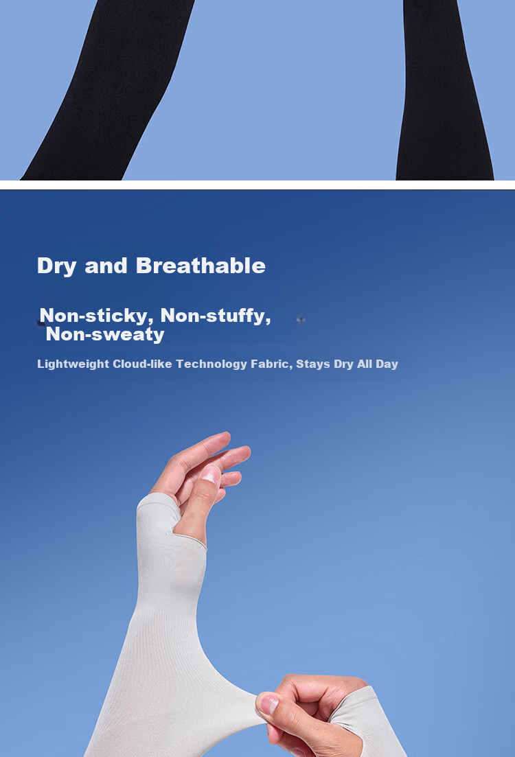 Suncojia Ice Sleeves for Men [Set of Four], Sun Protection Arm Sleeves for Women, Silk-Like Sleeves for Summer, Cycling Fishing Driving Arm Guards, Basketball Arm Sleeves 5