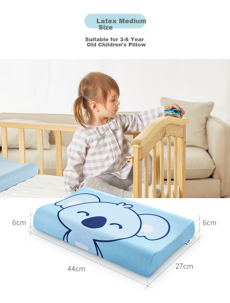 JAGO Thai Natural Latex Pillow, Children's Student Sleeping Cervical Pillow Core, 90% Latex Content, for Ages 6-16 5