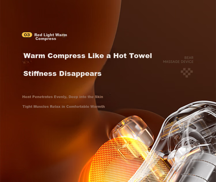 Bear Neck Massager, Cervical Massage Device, Shoulder And Neck Massager, Dual-Frequency Pulse Massager, Hot Compress Intelligent Massager, Birthday Gift for Women, Wife, Elders, Mid-Autumn Festival Gift 13