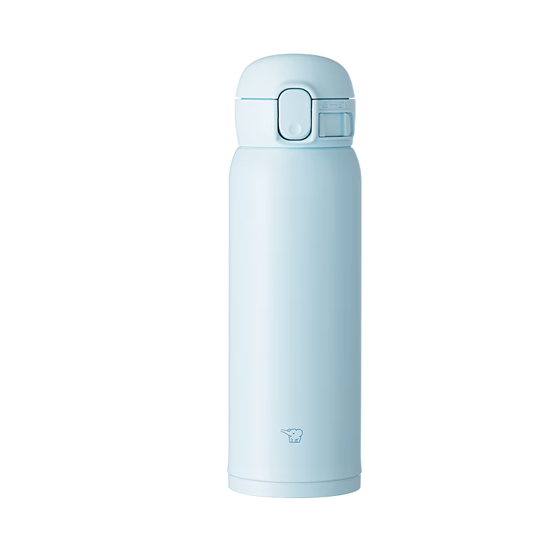 Zojirushi SM-WE48-AA Flip Lid Mug 316 Stainless Steel Portable Student Blue Water Bottle