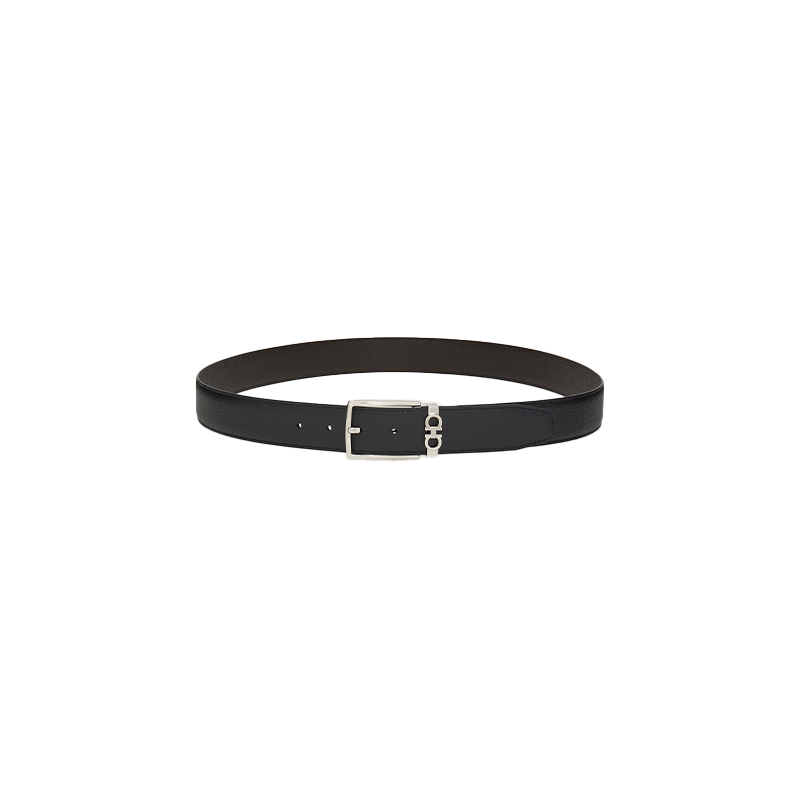 Ferragamo Men's Reversible Adjustable Gancini Buckle Leather Belt 0708206_C_105 Gift for Boyfriend