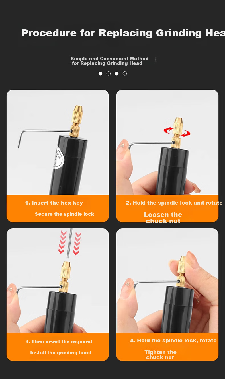 LinkStone Screw Extractor, Slipped Screw Remover, Laptop Camera Stripped Screw Extractor, Mobile Phone Screw Cutting Tool, Electric Grinder for Stripped Screws 10