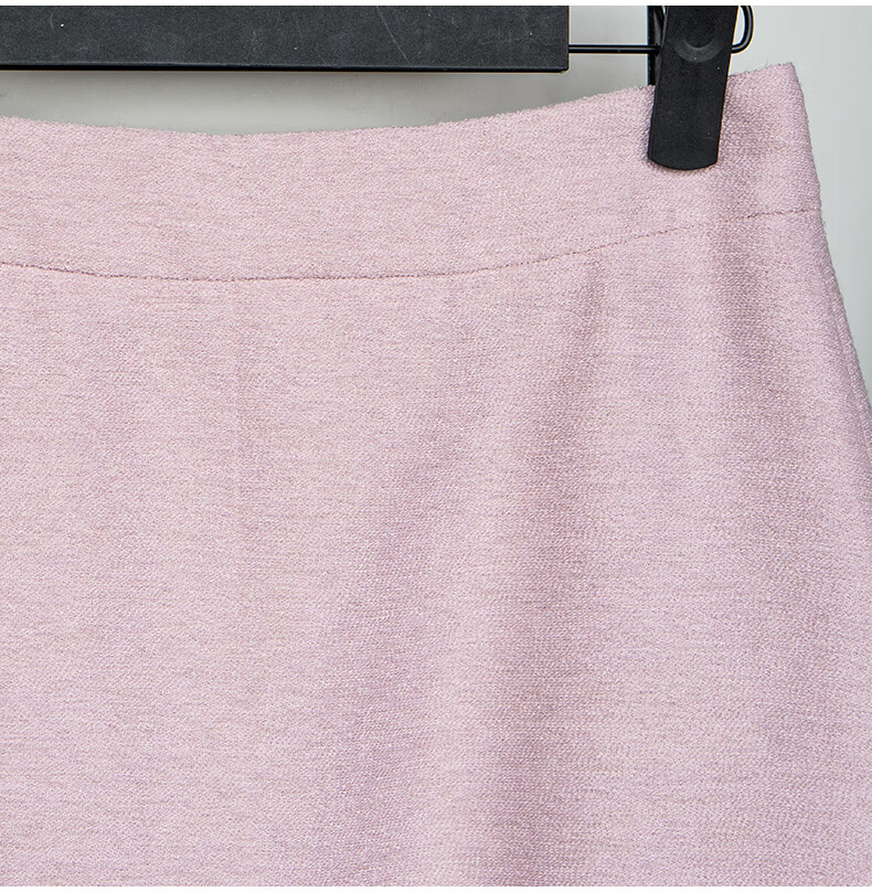 ROEYSHOUSE Premium Little Chanel Style Slim Fit Short Jacket + Skirt Two-Piece Set 09299 Pink M 20