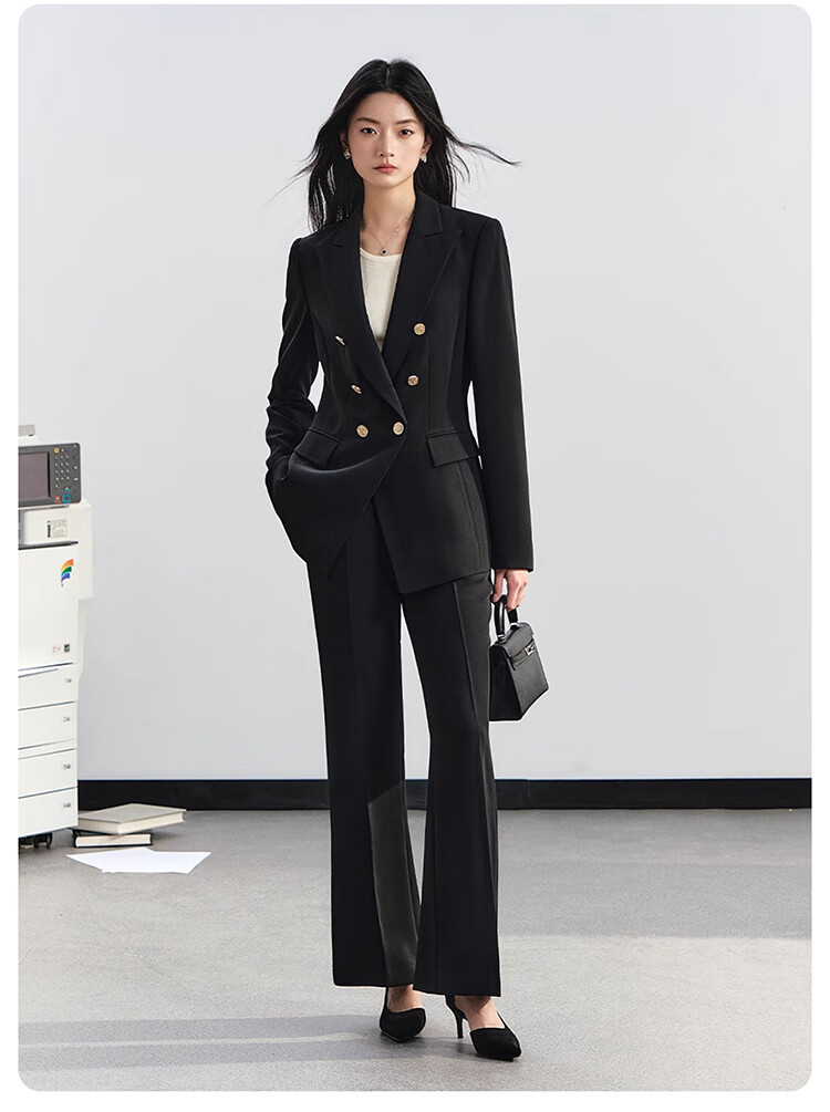 Miss Bird Premium Commuter Suit Set Women's Professional Formal Small Size Workplace Interview Elegant Blazer 15
