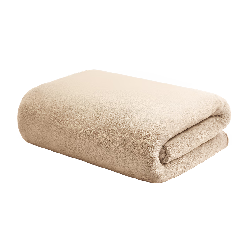 HOYO Japanese Bath Towel for Men And Women, Class A Snow Smooth Velvet Soft Absorbent Quick-Drying High-End 10A Antibacterial Single Pack, Coffee Color Sports Style