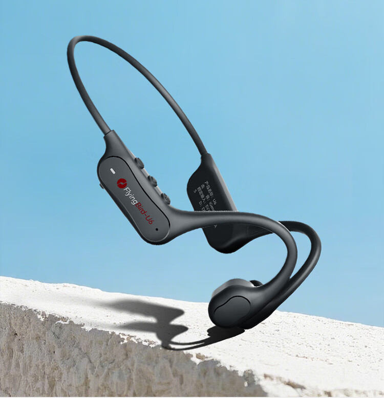 IGene 12-Hour Marathon Bone Conduction Bluetooth Earphones 6.0 Wireless Waterproof Sports Running Cycling Music Ear-Hook Neckband Compatible with Kugou 12
