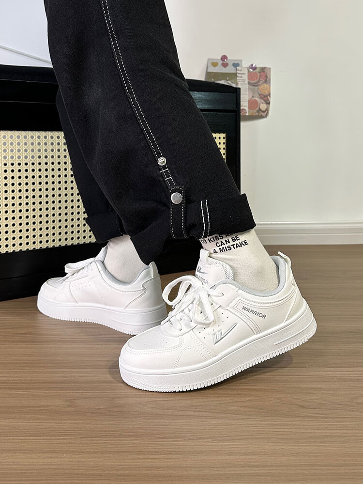 Huili Air Force One Couple Sneakers for Women And Men, Autumn Casual Shoes, Versatile Footwear for Women, White And Silver, Size 42 11