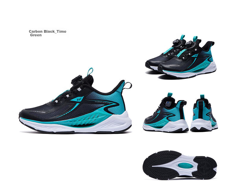 361° Fengtou 6.0 Children's Running Shoes, Fall 2025, Boys And Girls Lightweight Cushioning Professional Dial Sports Shoes, Blue, Size 41 20