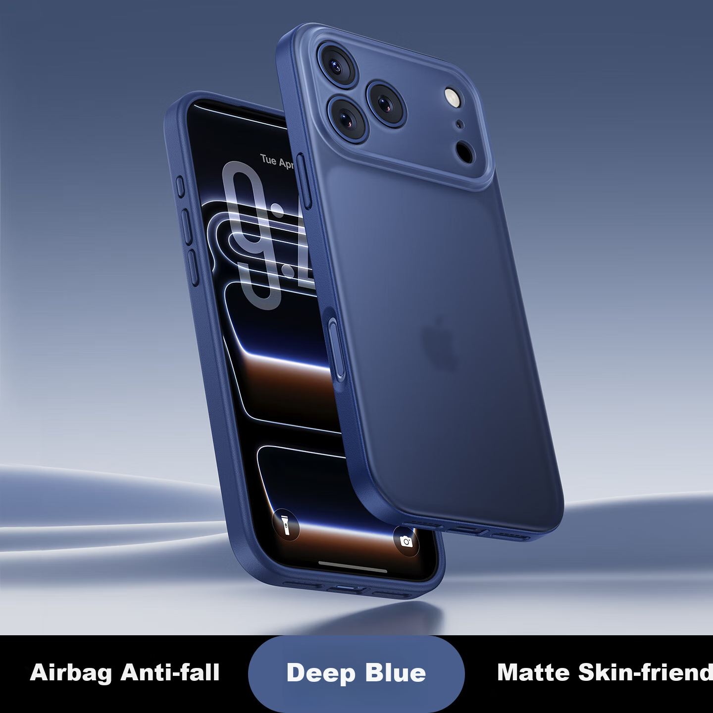 Противоударный чехол Mofei для Apple iPhone 17 Pro Max, ультратонкий, с полной защитой объектива, полупрозрачный, с рассеиванием тепла, простой стиль, для женщин и мужчин, новый дизайн