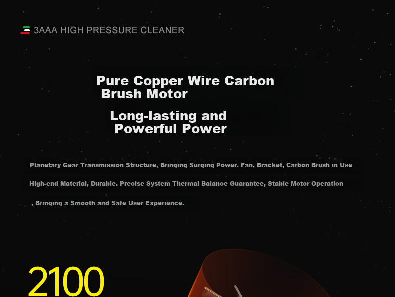 3AAA Car Wash Machine, 220V Household High-Pressure Water Gun, Garden High-Pressure Washer, Car Cleaning Pump, High-Power Water Gun Tool 15