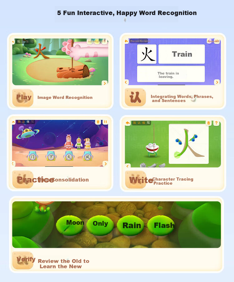 Hongen English Enlightenment Membership Lifetime Package ABC Alphabet Early Education for Children, Birthday And Back-To Gift for Ages 3-6 2