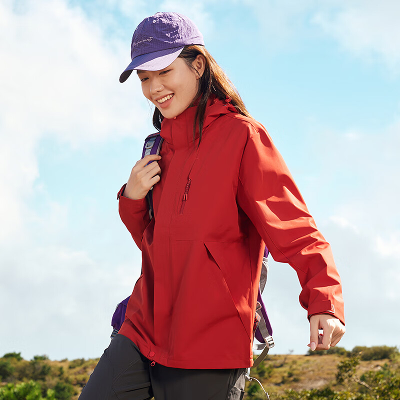 Panda Companion Women's 3-in-1 Waterproof Windproof Detachable Outdoor Jacket Spring Autumn Winter 2025 New Arrival