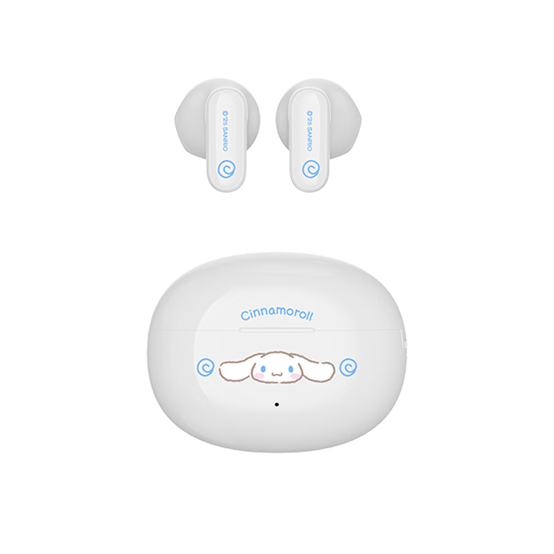 Chenfeng Sanrio Semi-In-Ear Bluetooth Earphones Wireless High-Quality Sound HD Call Long Battery Life Comfortable for Girls Birthday Gift SR06 Big Ear Dog