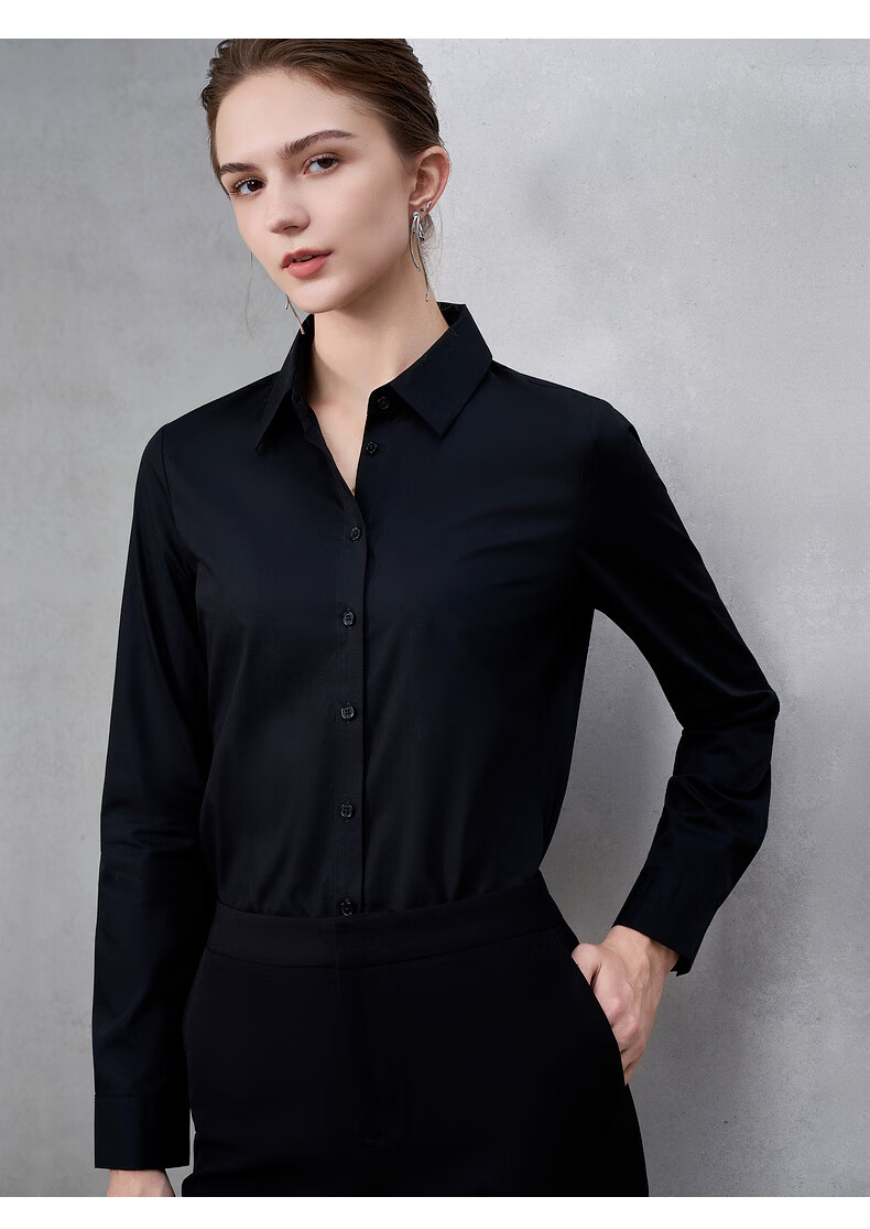 G2000 Women's 2025 Autumn Winter Long Sleeve Shirt Easy Care Cotton Comfortable Mall Same Style 9