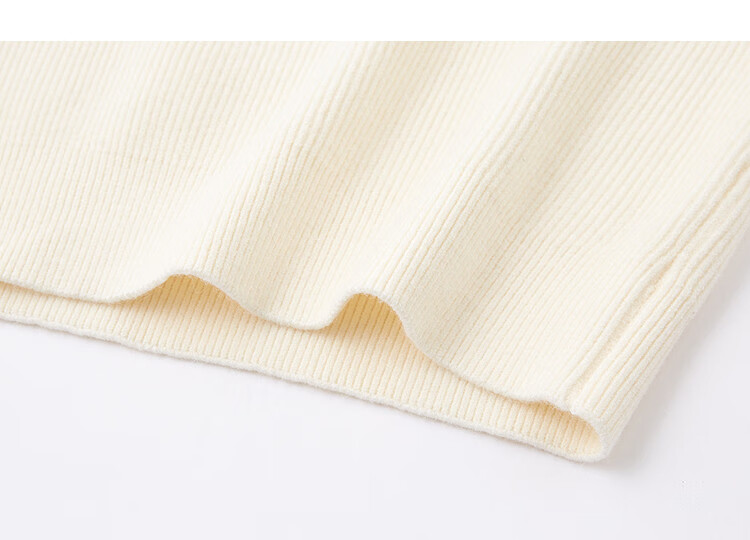 Demana [Lightwear Collection] Autumn Lady Style V-Neck Hollow Pearl Thread Drop Shoulder Slim Knit Sweater for Women 4