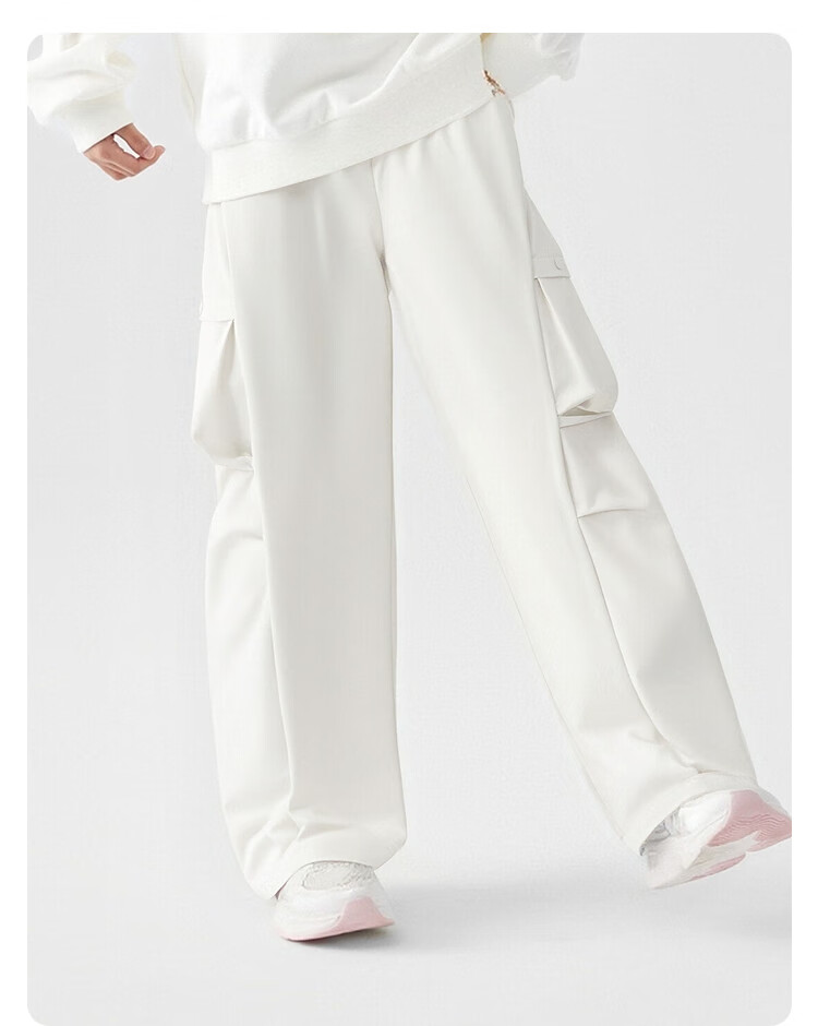 BALABALA BalaOne Girls' Long Pants, Children's Trousers, Autumn Loose Straight-Leg Pants, Water-Repellent, 208325108001 5