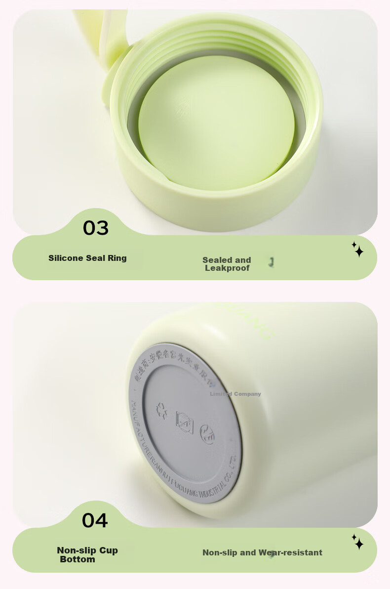 Fuguang Xinran Series, Insulated Mug, 316 Stainless Steel Water Bottle, Student Thermos Cup, Portable Tea Infuser Mug for Men And Women, Outdoor Use 12