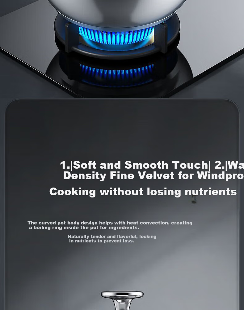 Kobach Cookware Set Stainless Steel Non-Stick Wok Three-Piece Set Including Soup Pot, Milk Pot, And Stir-Fry Pan Combination Set for Home Use 8