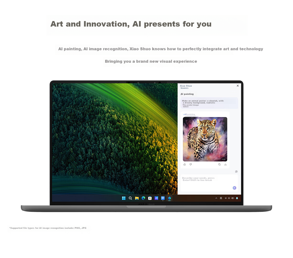 ASUS Lingyao14 Air Subsidies Snapdragon X 2.8K 120Hz OLED 960g 12.9mm High-Aesthetic Ultra-Thin AI Laptop (32GB 1TB) Gray 10