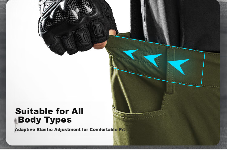 MOTOWOLF Motorcycle Quick-Release Riding Pants, Motorbike Anti-Fall Winter Warm Windproof Quick-Release Trousers, Windproof Pants, Cold-Resistant Quick-Detach Pants 8