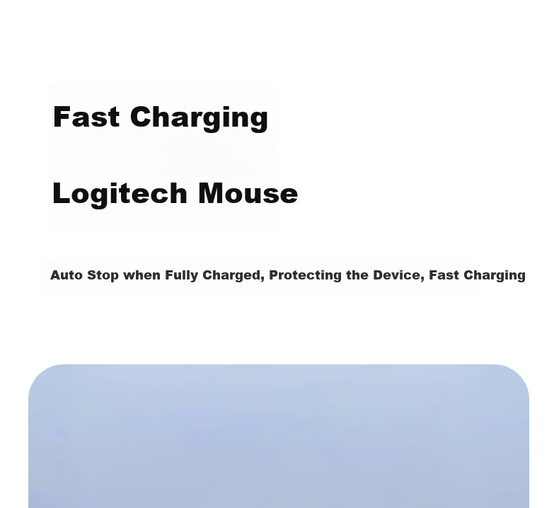 Masentek Compatible Charging Cable for Logitech G Pro Wireless Mouse GPW First Generation/Second Generation, for G900/G903/403/703/502/GPRO/GPX Hero Charger 6