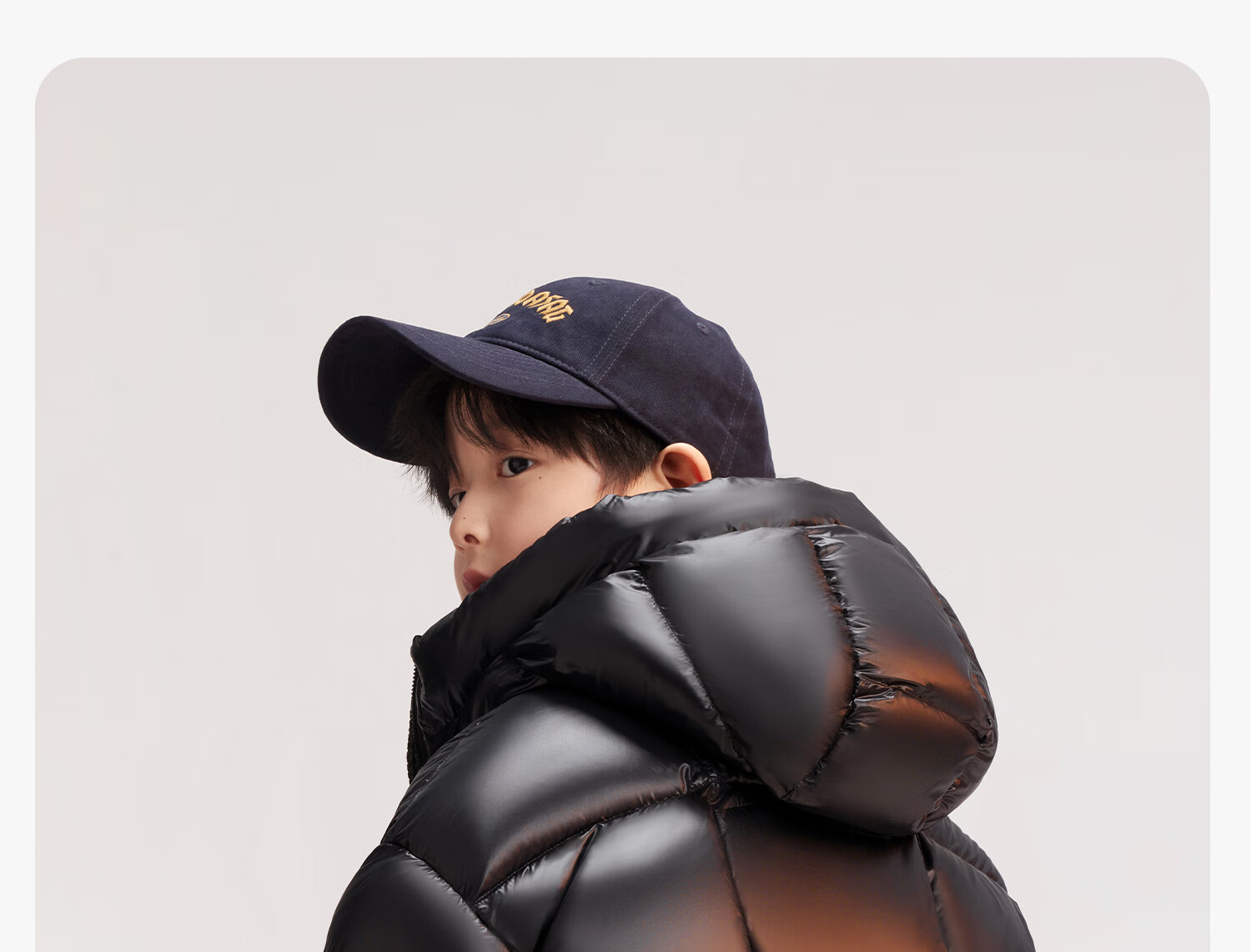 Zuo Xi Boys' Down Jacket Winter Thickened 2025 New Children's 90% Safe Velvet Puffer Coat Black 150 20