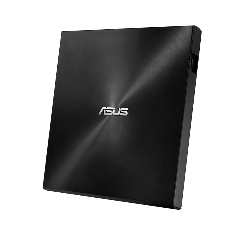 ASUS 8X USB 2.0 External DVD Writer Portable Optical Drive Black (Compatible with Apple System/SDRW-08U7C-U)