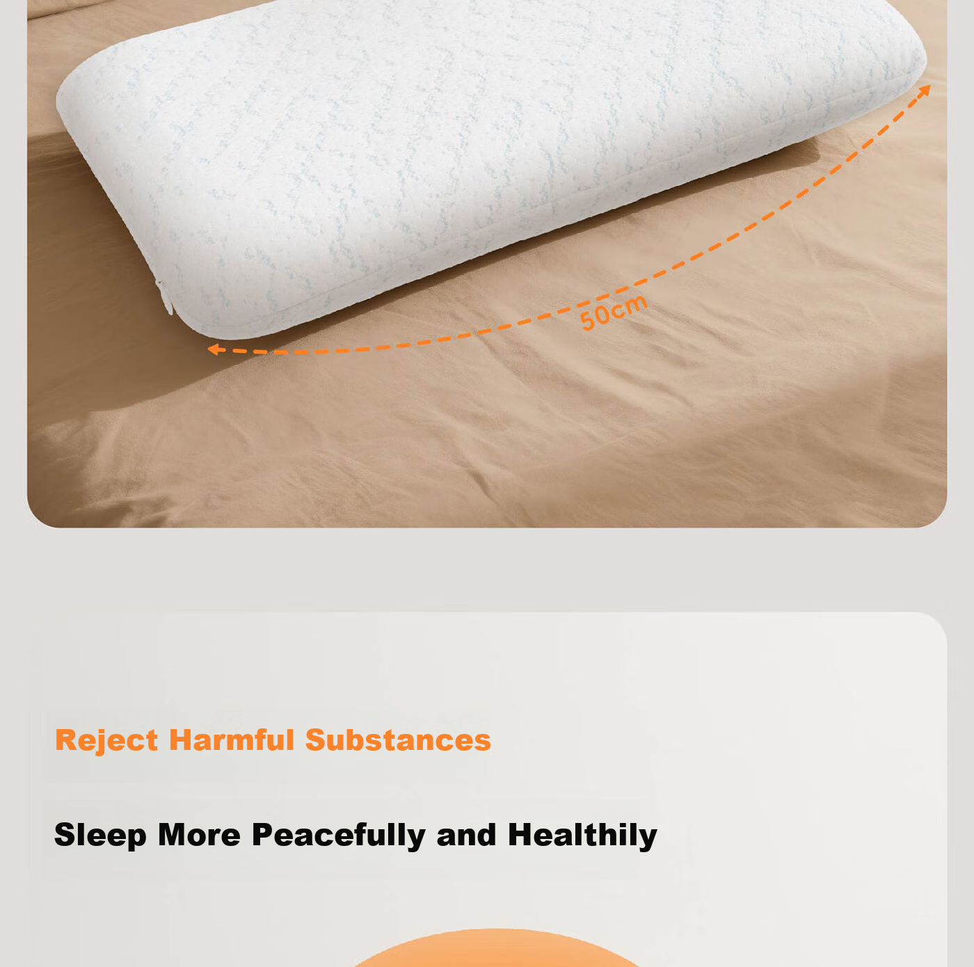 Fessura Pillow for Children's Nap, Memory Foam Pillow, Skin-Friendly And Breathable with Pillowcase, Suitable for Student Dormitory And Home Use, Antibacterial And Anti-Mite 12
