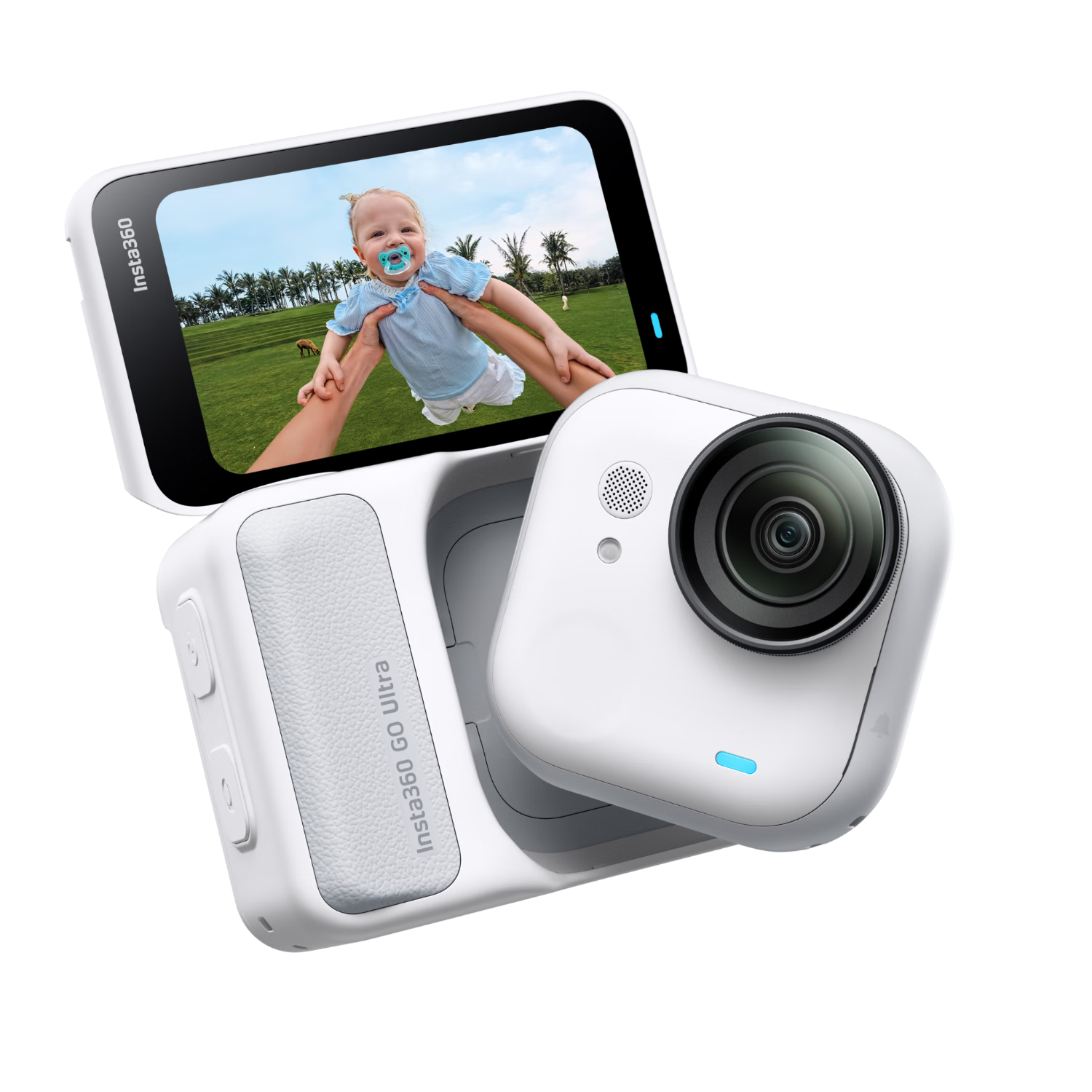 Insta360 GO Ultra Flagship Pocket Thumb Camera 4K Sports Camera Vlog Standard Kit Agile White