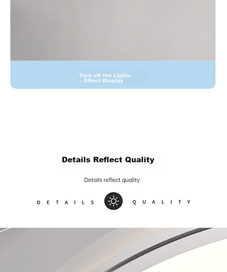 Aimeite [Installation Included] Fan Light Invisible Home Living Room Integrated Dining Room High-Power Full Spectrum Eye-Protecting Variable Frequency Bedroom Fan Light 21