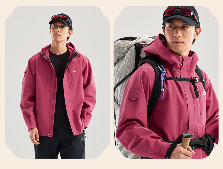 Pioneer Camp Qingniao Goose Down 3-in-1 Men's Winter Outdoor Windproof Waterproof Thickened Jacket Coat 9