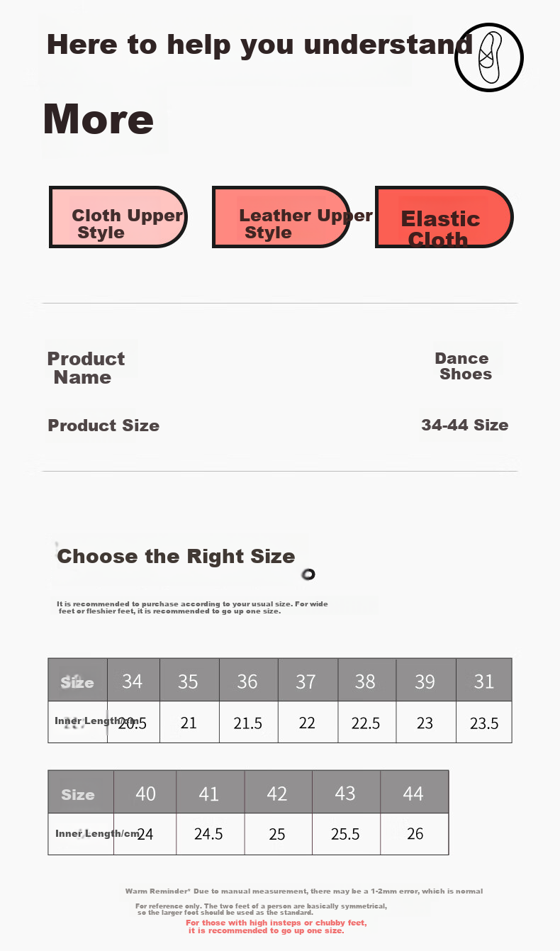Zhiyouban Adult Dance Shoes, Professional Ballet Practice Shoes for Women, Soft-Soled Slip-On Children's Dance Yoga Body-Shaping Cat Paw Shoes 11