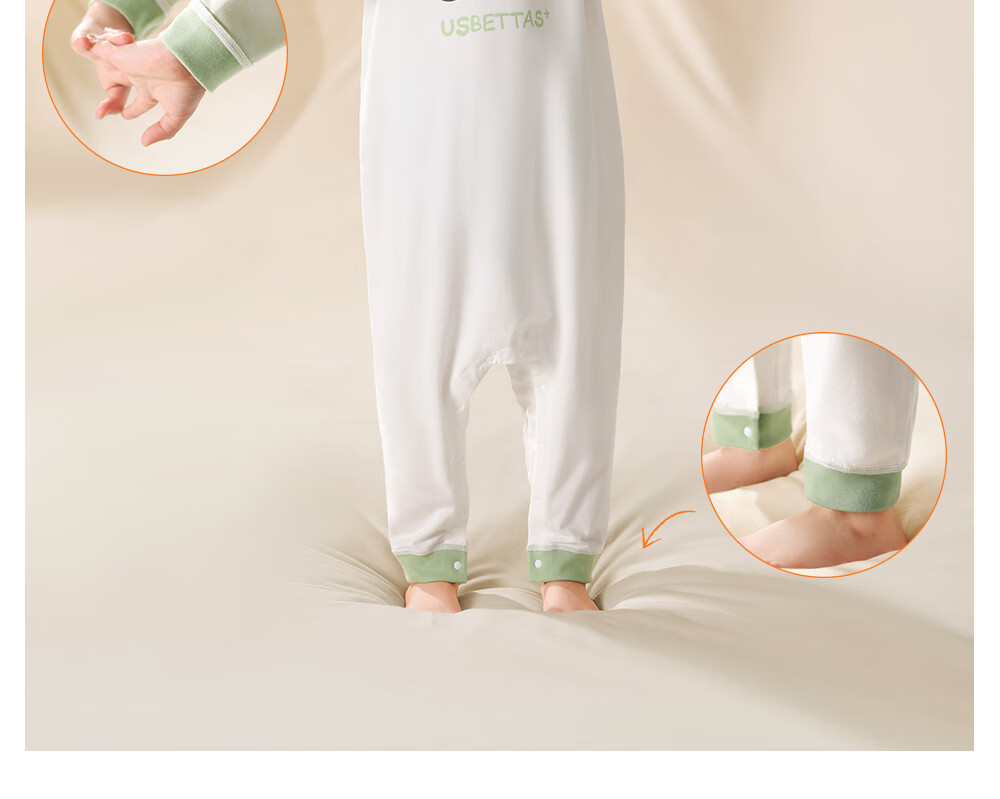 Betis Kids Spring Autumn New Pure Cotton Long Sleeve Belly Protection Unisex Children's Pajamas Homewear Jumpsuit Set 20