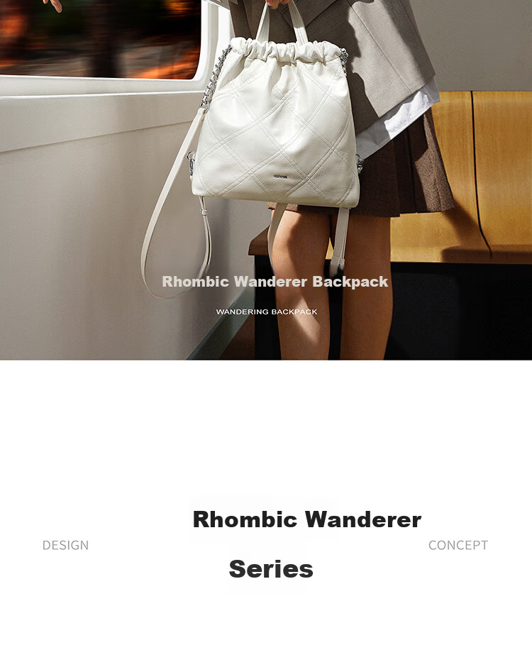 JUST STAR Zhao Zhaoyi's Same Style Backpack for Women, 2026 New Light Luxury Lightweight Travel Backpack, School Bag, Birthday Gift 2