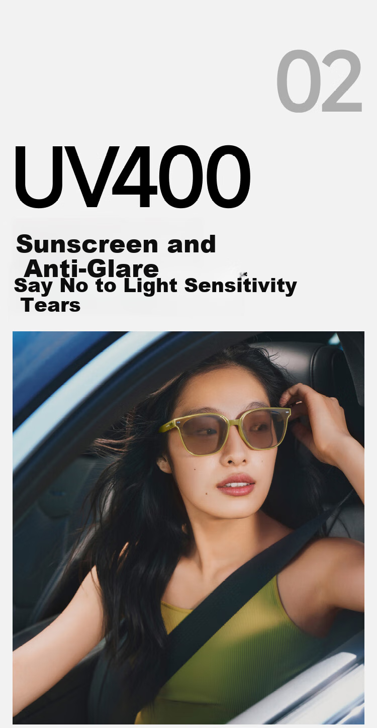Banana Under Sunglasses Square Round Frame Unisex Foldable Outdoor Travel Driving UV Protection FD021 9