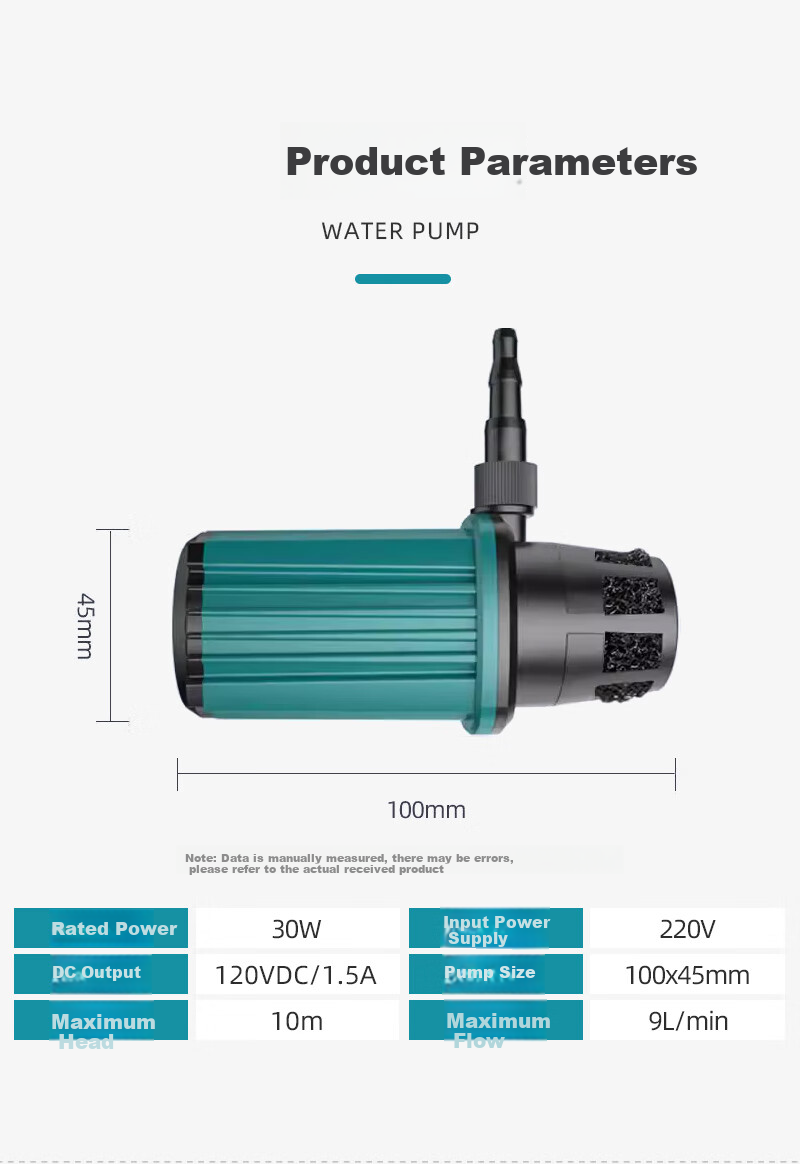 Boda Brushless Small Water Pump Grooving Machine, Water Drill, Water Pump, Small Water Pumping Machine, Cutting Machine, Miniature Water Suction Pump 2