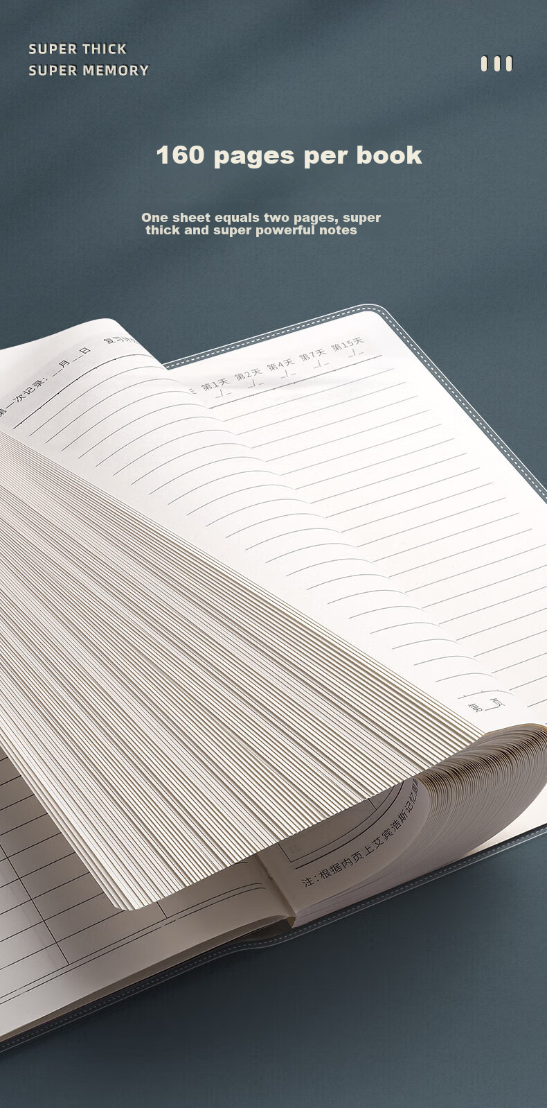 Jinzhi B5 Subject Notebook for Middle And High School Students, Complete Set of Thick Error Correction Notebooks for Math, Chinese, English, Physics, Ebbinghaus Spiral-Bound Homework Books for First-Year And Second-Year Middle School Students 5