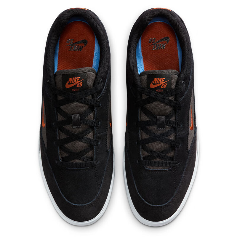 NIKE Men's Outdoor Casual Shoes SB MALOR Shock Absorption Sports Shoes FV6064-009 Black Size 42 3