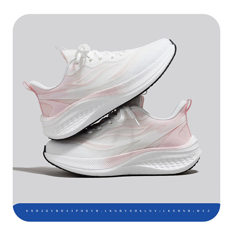 Warrior Women's Mesh Sports Shoes Spring New Lightweight Breathable Casual Sneakers WXY5110 White Purple Size 38 1