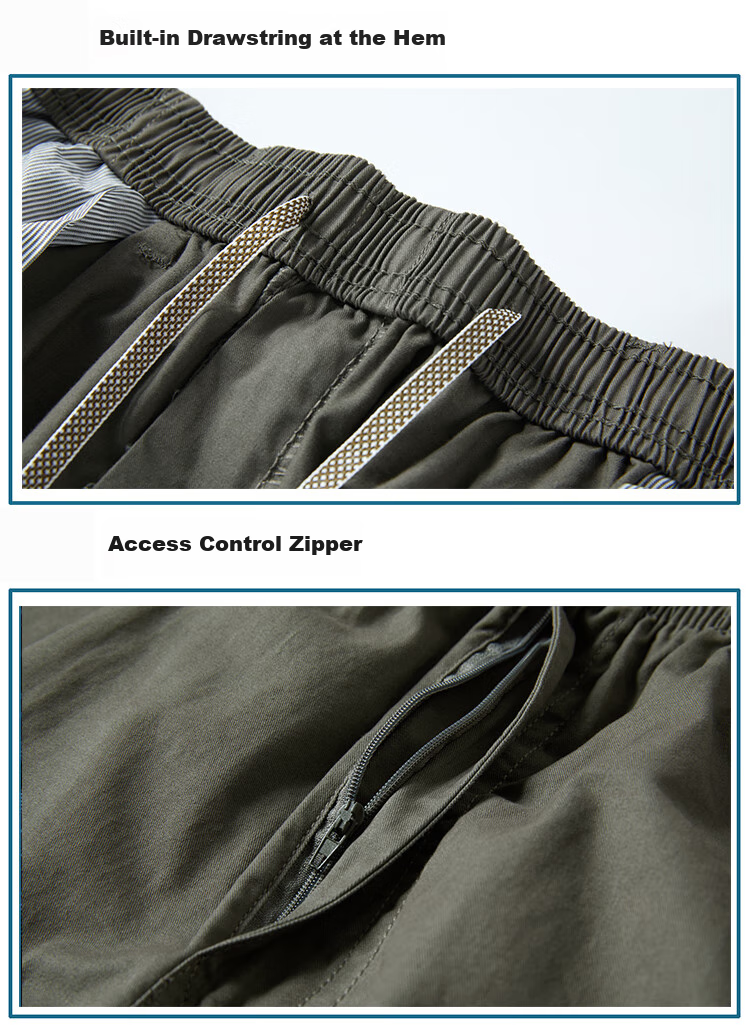 RED DRAGONFLY Men's Shorts, Summer Fashion Simple Pure Cotton Comfortable Breathable Versatile Three-Quarter Sports Cargo Pants for Me 12