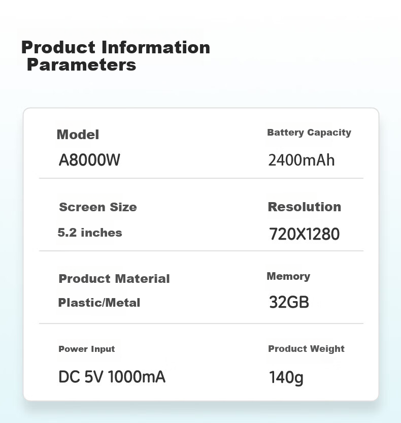 Wenquxing AI Electronic Dictionary A8000 Synchronized with Primary, Middle And High School Textbooks for 2026 New Vocabulary, English-Chinese Dictionary, Example Sentences, Portable Learning Device for Overseas Study And Travel with Large High-Definition Scree 14