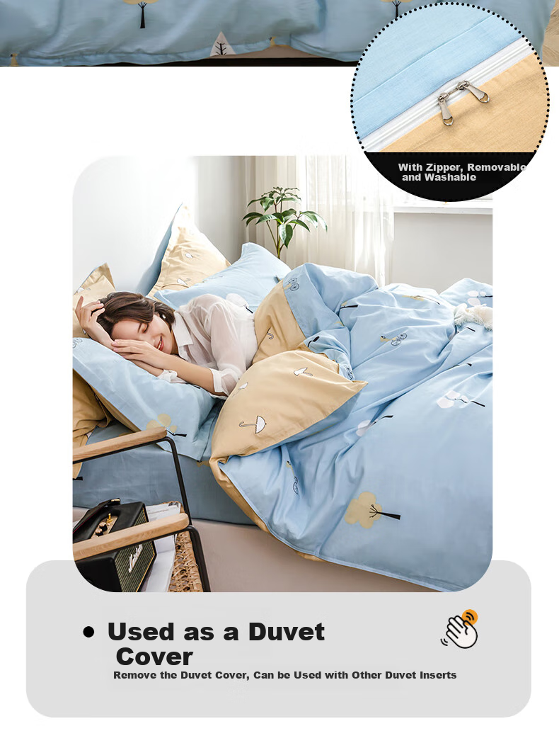 Yunjin Cotton Quilt with Duvet Cover, All-Cotton Xinjiang Cotton Comforter, Single Bed Autumn And Winter Quilt, 6 Jin (3 Kg), 150x200cm, Starry Gray 3